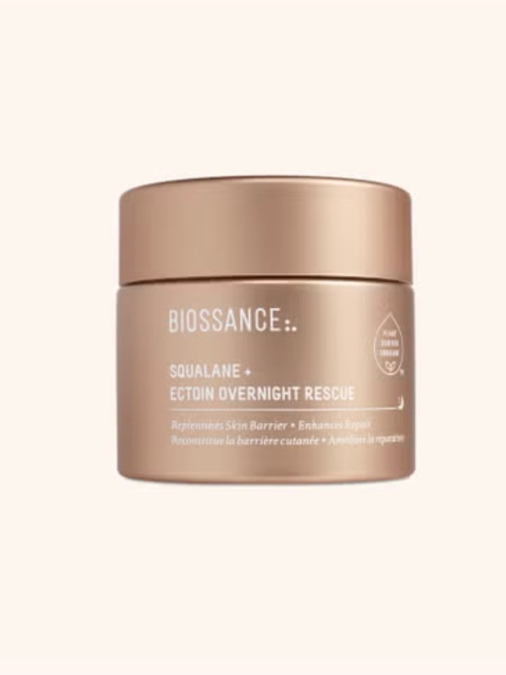 BNIB Biossance Squalane + Ectoin overnight rescue large size! 2Floz.